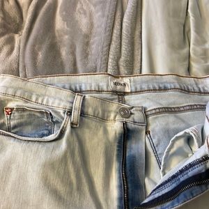 Hudson Blair high rise bootcut crop jeans